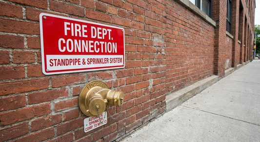 Fire Department Connection Sign Ontario Building Code (view 2)