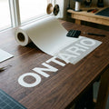Custom vinyl lettering product hero for Ontario business and vehicle use