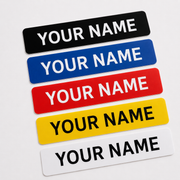 Custom waterproof name label colour options for Sticker Canada