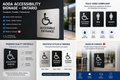 AODA accessibility signage Ontario hero image with accessible entrance sign