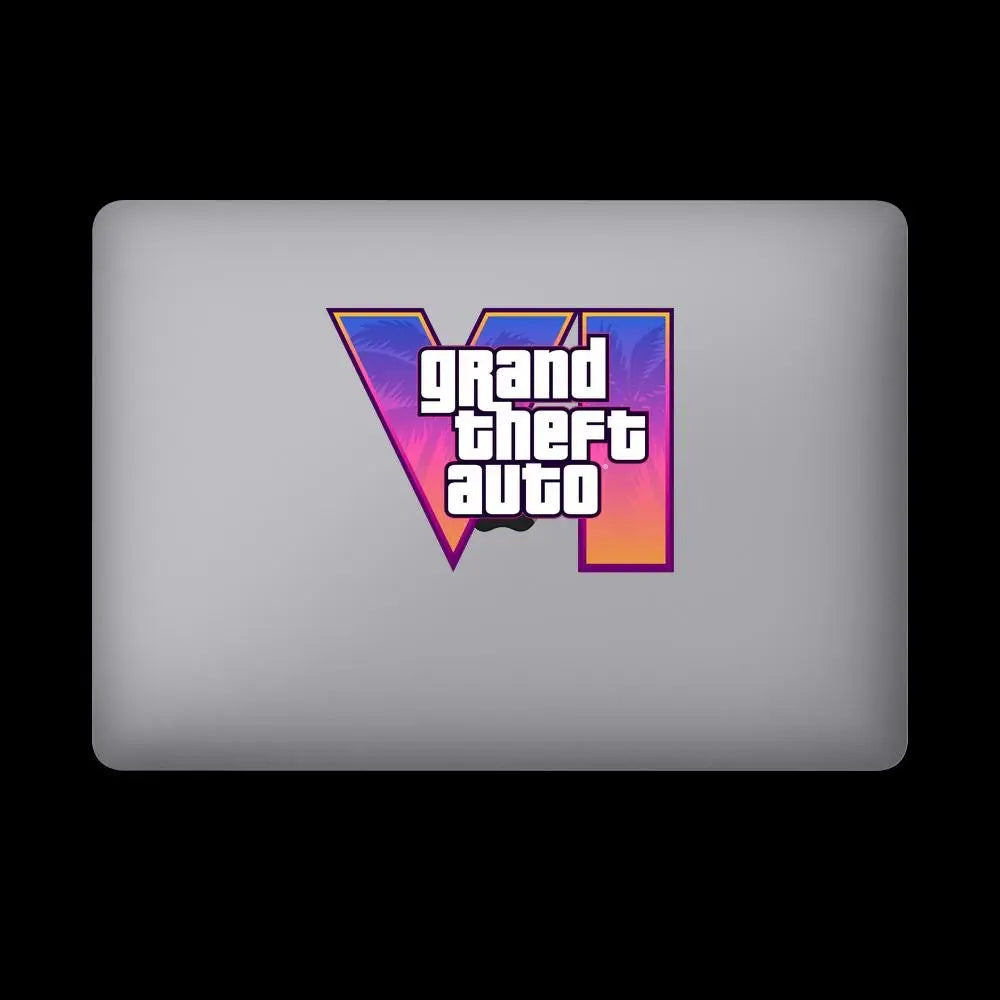 Image of GTA VI Vinyl Decal - Premium Waterproof Sticker for Cars, Laptops & Gaming Gear