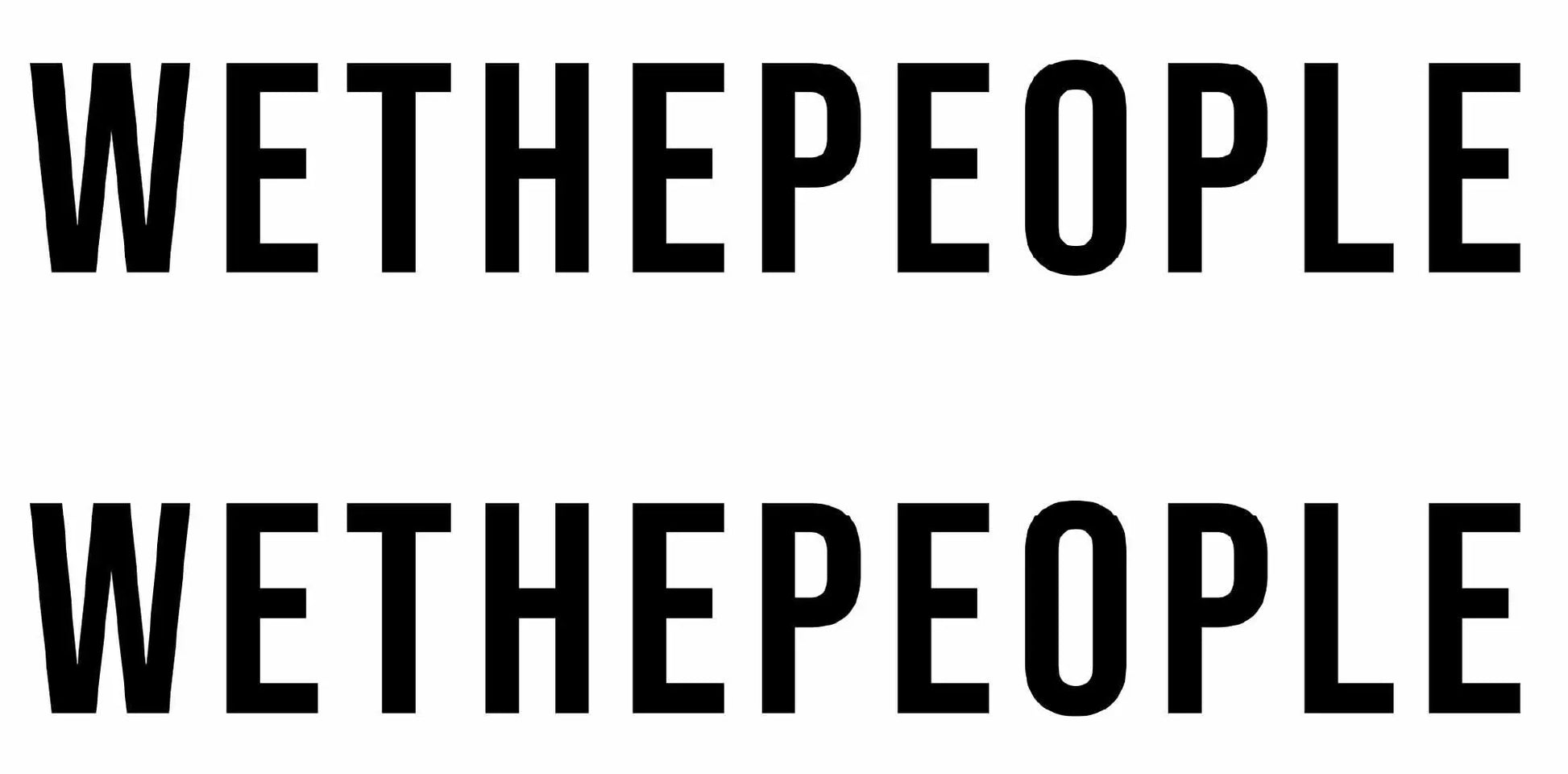 Here are a few options for alt text, keeping under 100 characters:

* **WETHEPEOPLE logo in black on white background.** (Mos