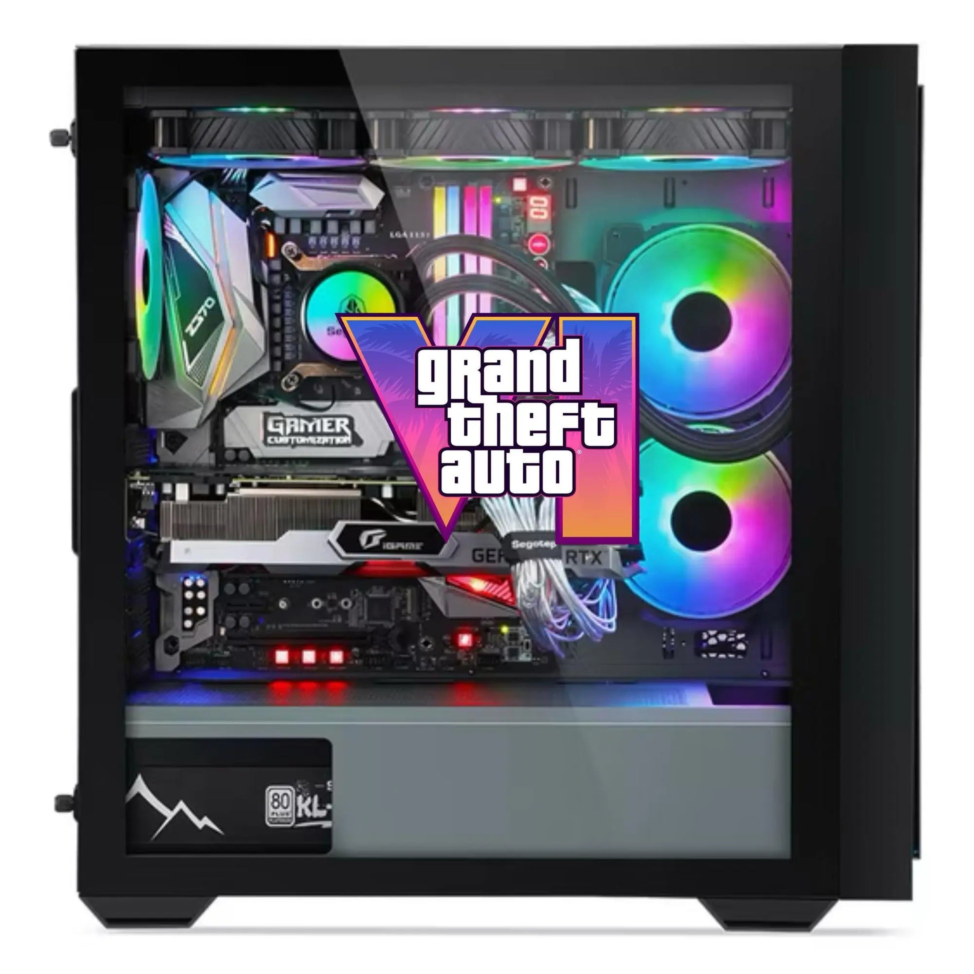 Image of GTA VI Vinyl Decal - Premium Waterproof Sticker for Cars, Laptops & Gaming Gear