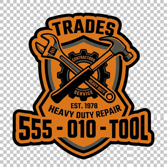 05 Phone Number On Toolbox clear background