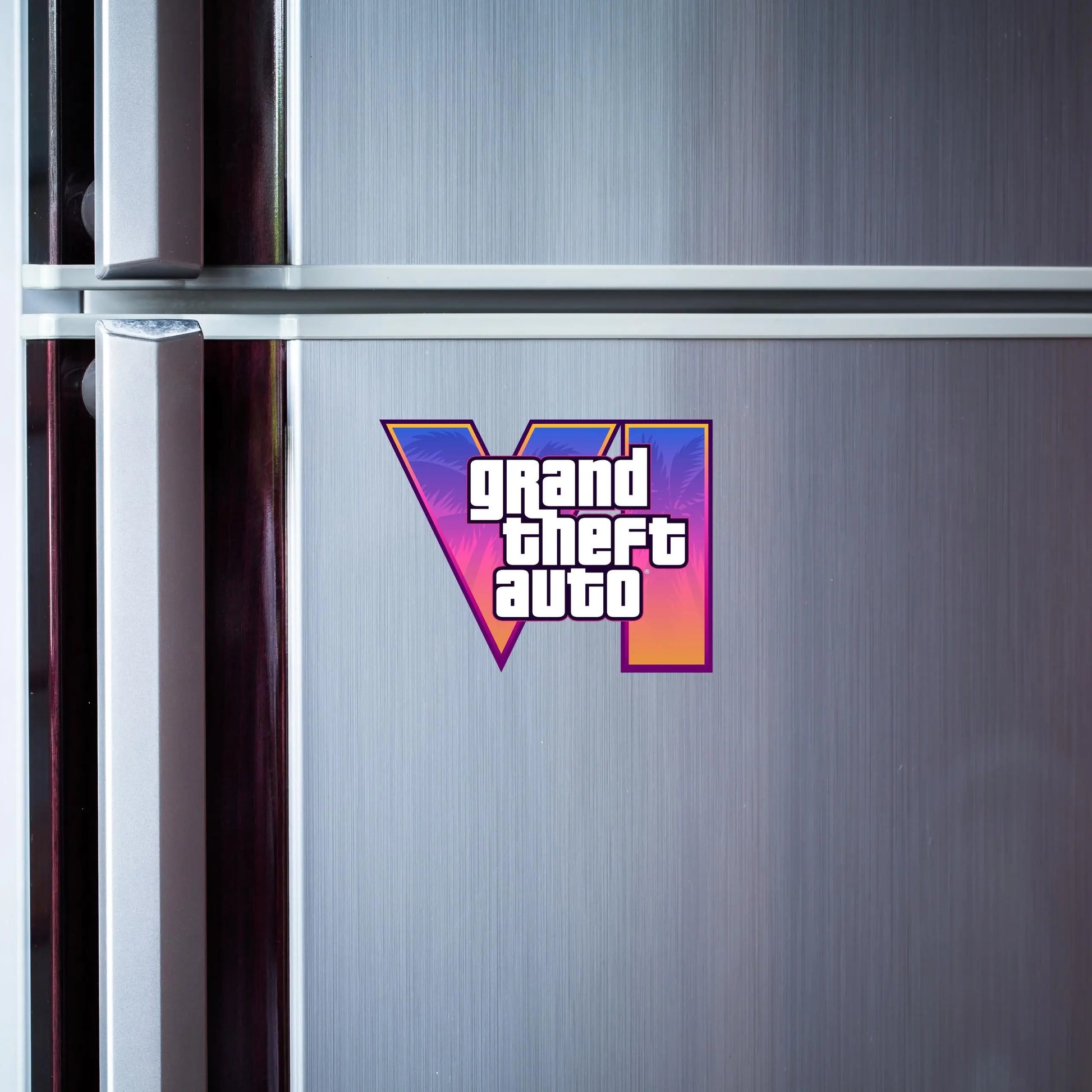 Image of GTA VI Vinyl Decal - Premium Waterproof Sticker for Cars, Laptops & Gaming Gear