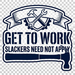 Blue Collar Pride Vinyl Decal — Trades Hard Hat & Truck Sticker - 3