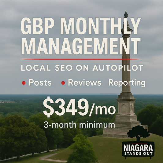 GBP Monthly Management | Local SEO on Autopilot - Custom Printing Niagara