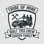 Built This Crew — Crew Family Vinyl Decal | Sticker Canada - 4