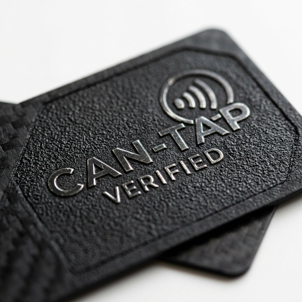 CAN-TAP Reputation Engine close-up NFC hardware detail