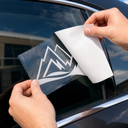 Custom Die-Cut Vinyl Decals — 3 application