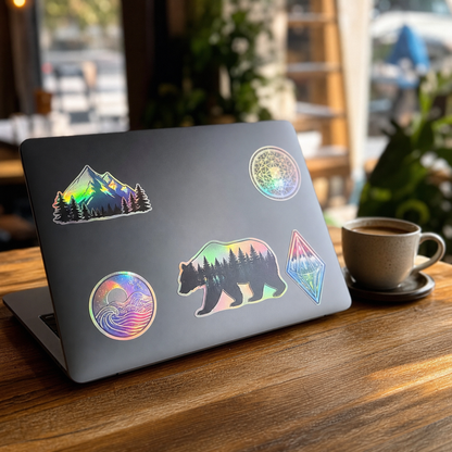 Custom Die-Cut Vinyl Decals — 5 lifestyle