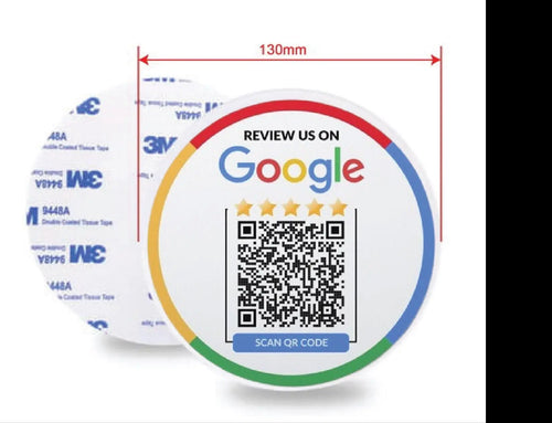 Image of Custom NFC Google Review Puck - Personalized Tap-to-Review Solution