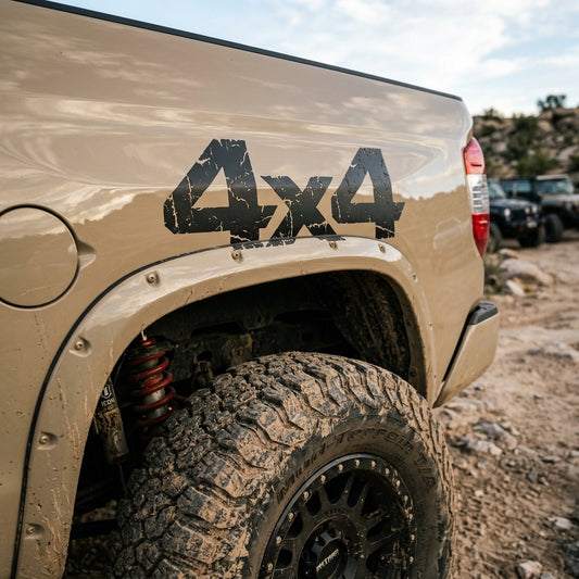 4x4 Bedside Decal Set — Off-Road Truck Graphics Canada