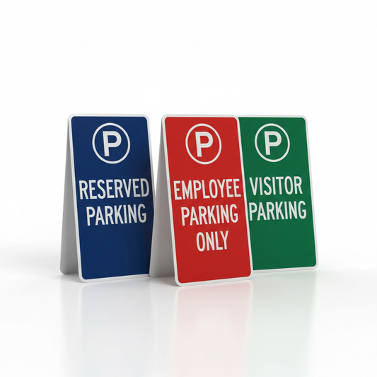 Aluminum reserved parking sign for Ontario businesses
