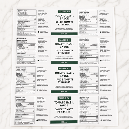 Product Labels Canada — 1 hero