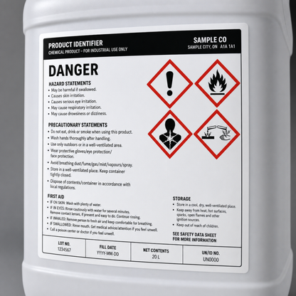 Product Labels Canada — 2 whmis ghs