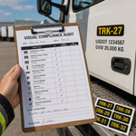 MTO Vehicle Inspection Sticker Ontario | Compliance Lettering - 3