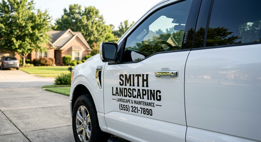 Pickup Truck Commercial Lettering — Trades & Owner-Operator