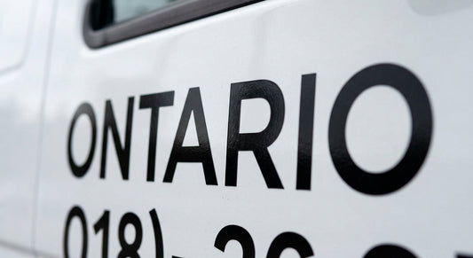 Delivery Van Box Truck Lettering Ontario — Quality