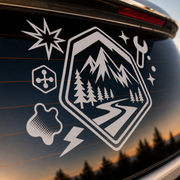 Custom Rear Window Decals | Premium Vinyl Stickers - Surface Detail
