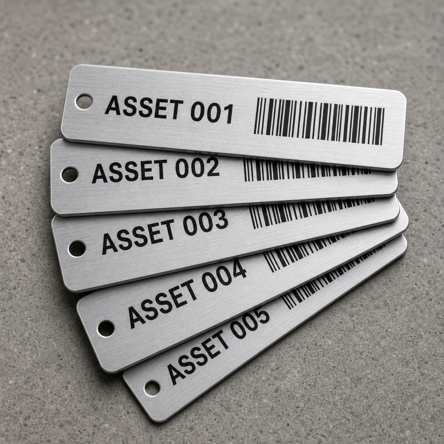 Durable Equipment & Asset Tags — 1 hero