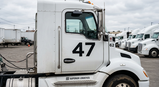 Unit Number Decals — Fleet Vehicle Identification
